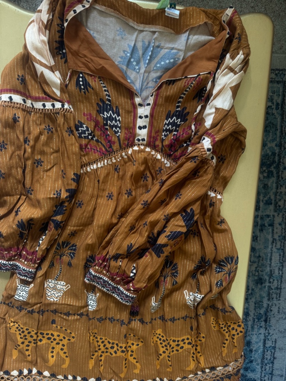 Farm Rio printed long dress